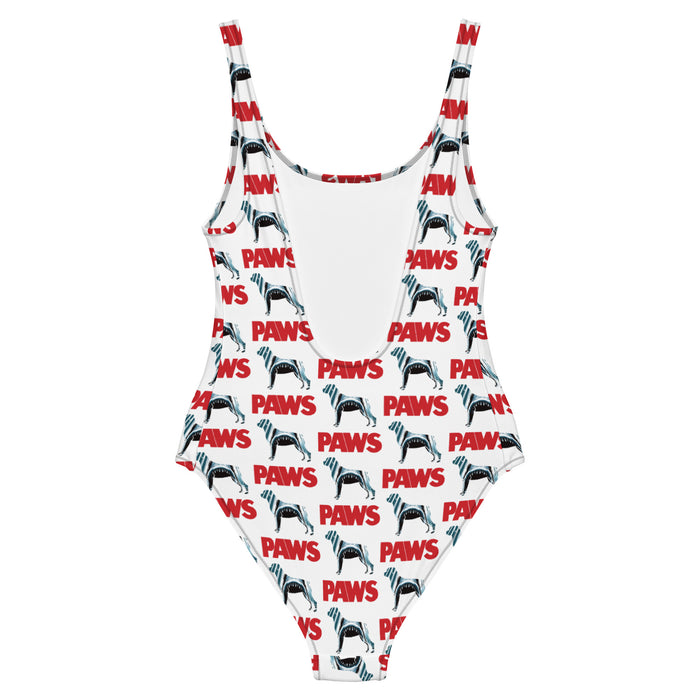 "PAWS" One-Piece Swimsuit