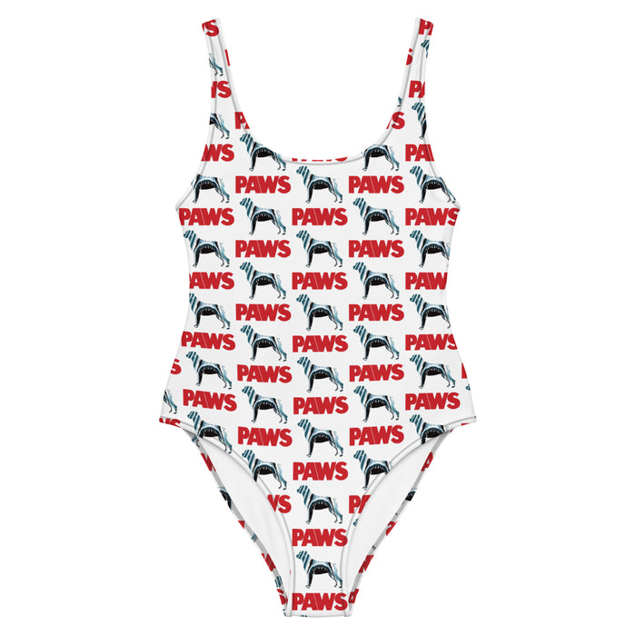 "PAWS" One-Piece Swimsuit