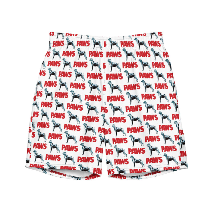 "PAWS" Swim Trunks